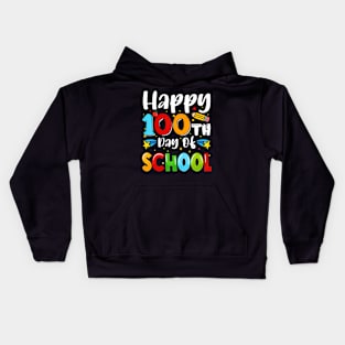 100th Day of School Teachers Kids Child Happy 100 Days Kids Hoodie